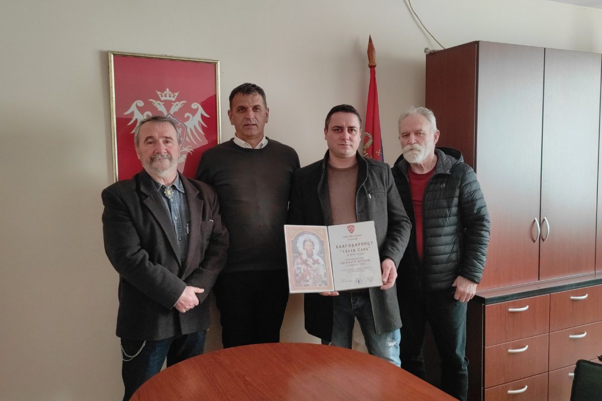 Уручена Благодарница „Свети Сава“ Спортском удружењу „АТВ и Ендуро Јастребац“